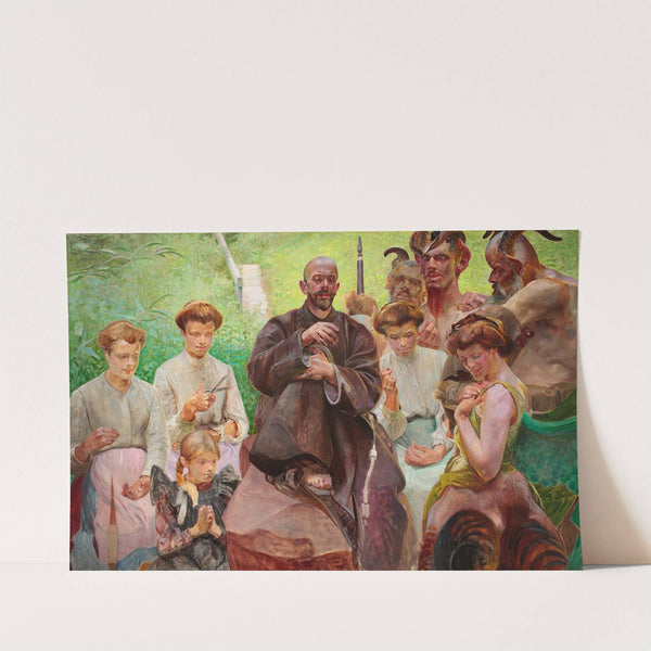 Saint Francis by Jacek Malczewski
