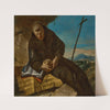 Saint Francis in Meditation by Francesco Zugno