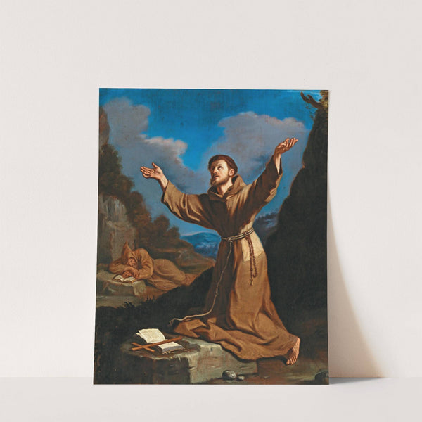 Saint Francis receiving the Stigmata by Guercino