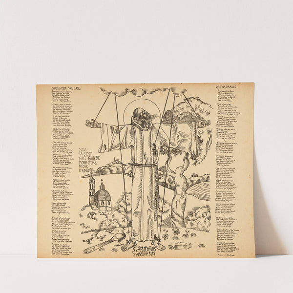 Saint François d’Assise (1894-1897) by Emile Bernard