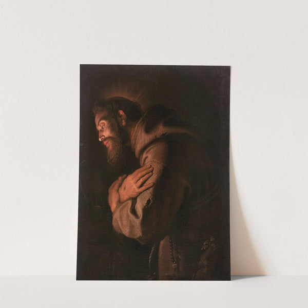 Saint François d&#039;Assise en adoration by Gerard Seghers