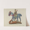 Saint George &amp; the Dragon, Carved Out of Section of Plank - Painted by Majel G. Claflin