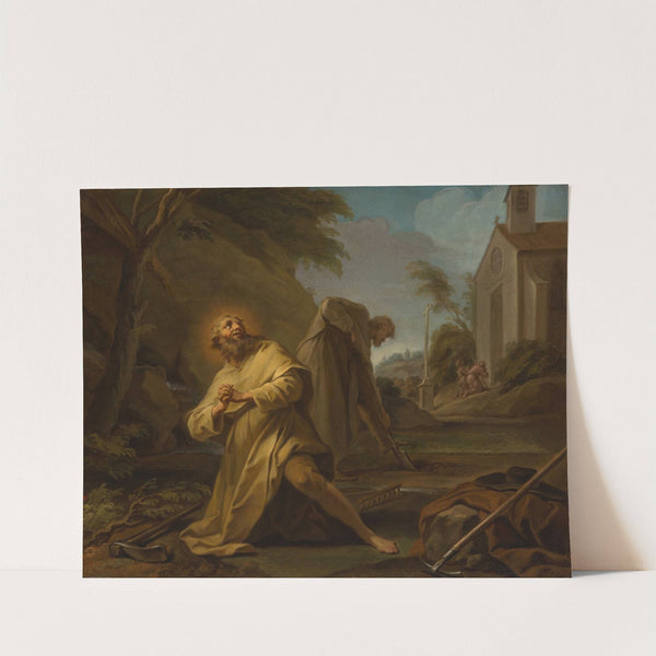 Saint Hymer in Solitude (c. 1735) by After Jean Restout