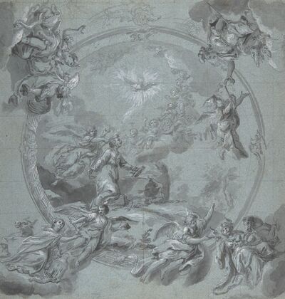 Saint Ignatius of Loyola and Allegories of the Four Continents