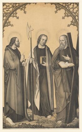 Saint James the Younger, Matthew and Andrew (1823)