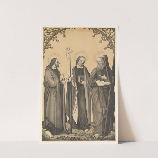 Saint James the Younger, Matthew and Andrew (1823) by Johann Nepomuk Strixner