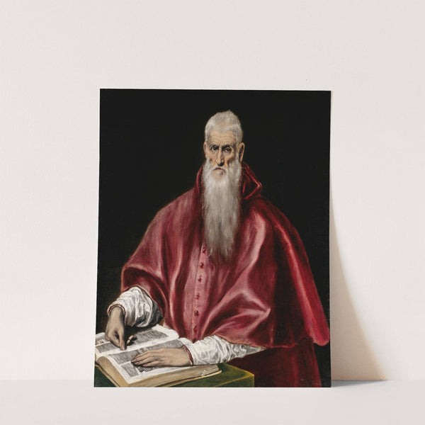 Saint Jerome as Scholar (ca. 1610) by El Greco (Domenikos Theotokopoulos)