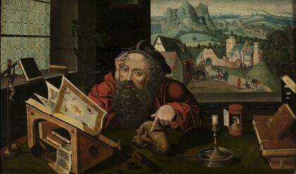 Saint Jerome in his study