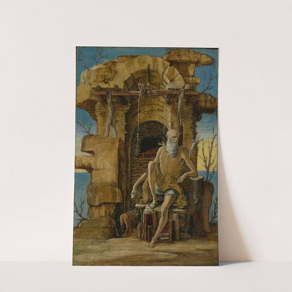 Saint Jerome in the Wilderness (about 1475) by Ercole de'''Roberti