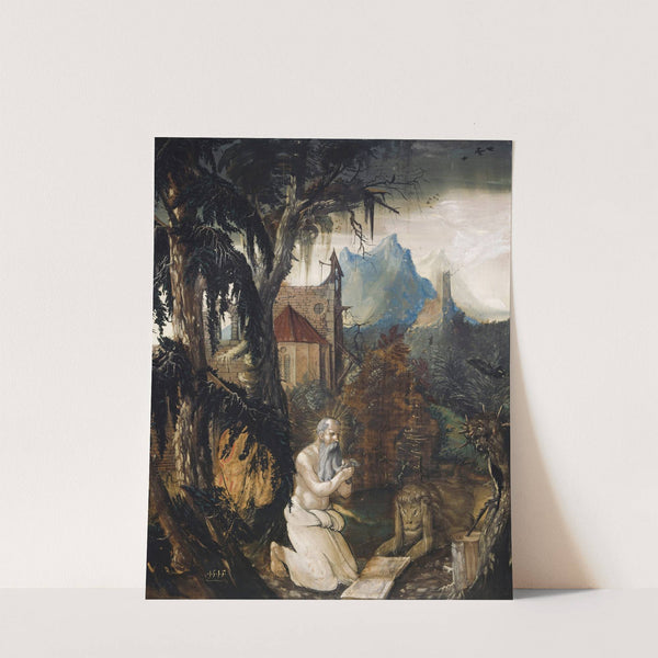 Saint Jerome in the Wilderness by Hans Leu the younger