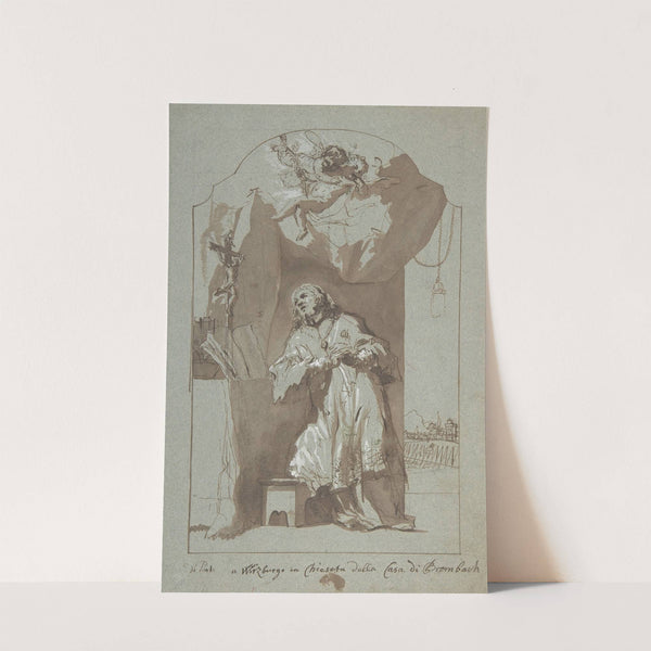 Saint John Nepomuk Praying (1720–59) by Georg Anton Urlaub