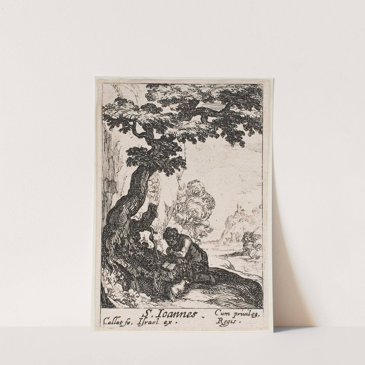 Saint John the Baptist (1632) by Jacques Callot