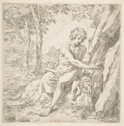 Saint John the Baptist in the desert (ca. 1637–39)