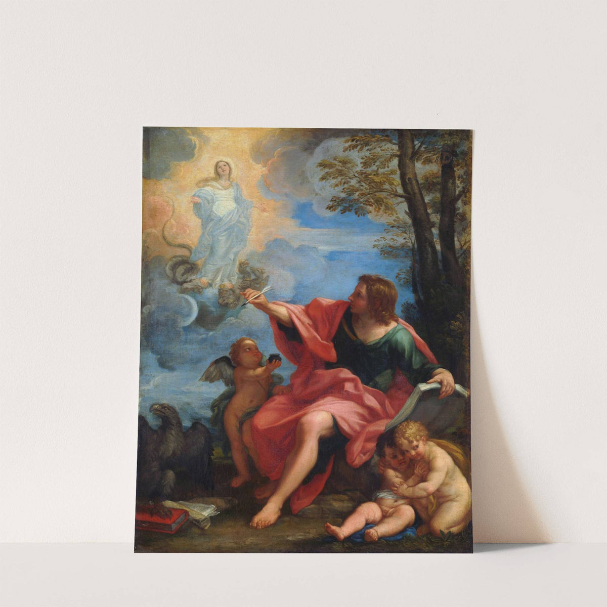 Saint John the Evangelist on Patmos (c. 1680 - c. 1720) by Carlo Maratti