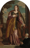 Saint Lucy and a Donor