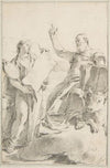 Saint Luke with a Female Allegorical Figure