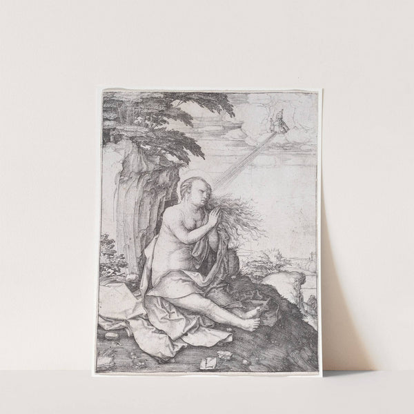Saint Mary Magdalene in the Desert by Lucas Van Leyden