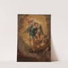 Saint Michael Archangel attacking the dragon by Anonymous