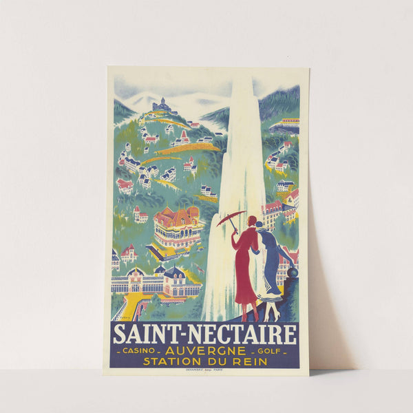 Saint-Nectaire casino &#8211; Auvergne &#8211; golf. Station du rein (1931) by Roger de Valerio
