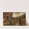 Saint Nicholas of Tolentino Rescuing a Boy from Drowning (ca. 1500-1530) by Follower of Pietro Perugino