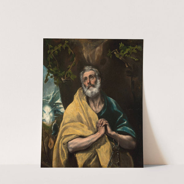 Saint Peter in Tears (1587-1596) by El Greco (Domenikos Theotokopoulos)