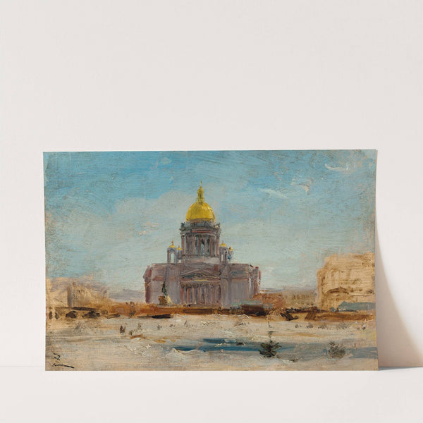 Saint Pétersbourg, Saint Isaac (1844) by Félix Ziem