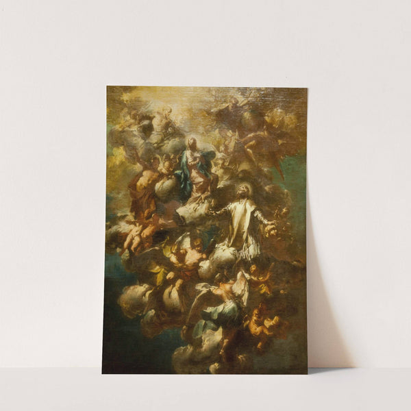 Saint Philip Neri in Glory by Giovanni Domenico Ferretti