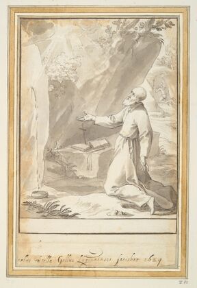 Saint Philip praying