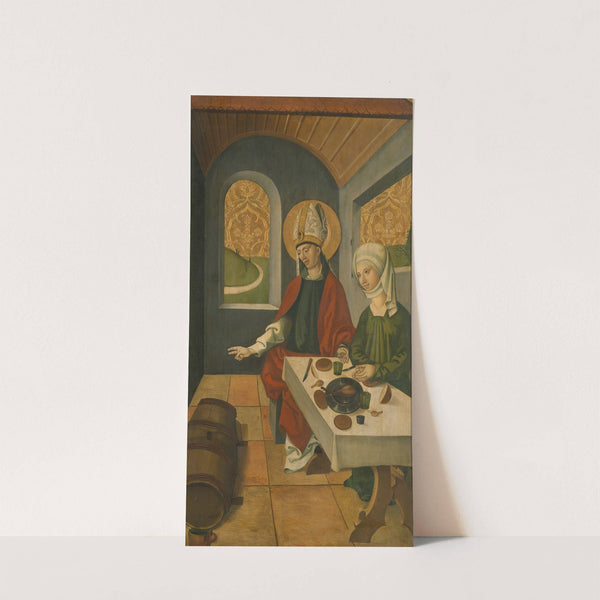 Saint Remigius Replenishing the Barrel of Wine (ca. 1500–1505) by Swiss Painter
