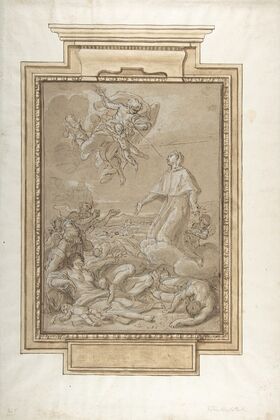 Saint Rosalia Interceding for Victims of the Plague in Palestrina — size preview