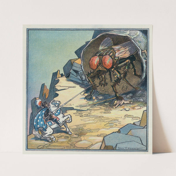 Saint Sam and the dragon (1912) by Frank Arthur Nankivell