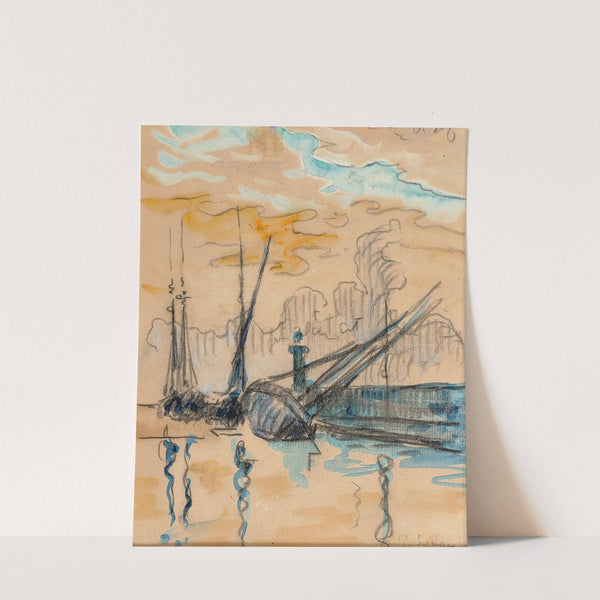 Saint-Tropez La jetée by Paul Signac