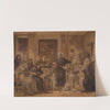 Saint Vincent de Paul in the court of Louis XIII by Charles Meynier