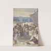 Sainte Geneviève ravitaillant Paris assiégé (1889-1898) by Pierre Puvis de Chavannes