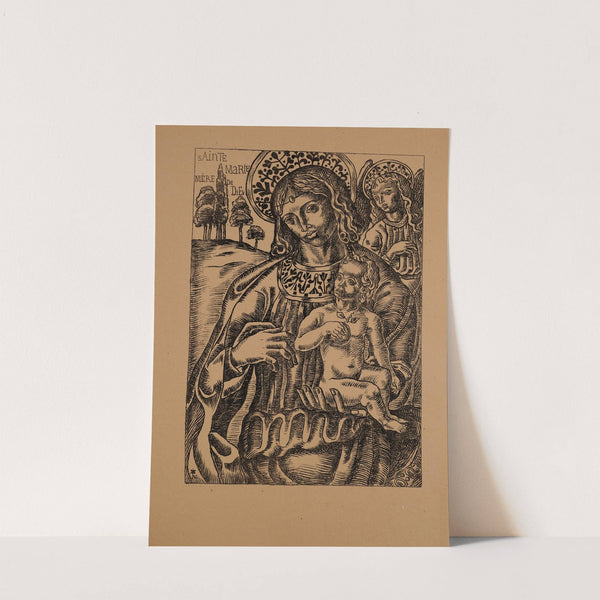 Sainte Marie, Mère de Dieu (1895) by Emile Bernard