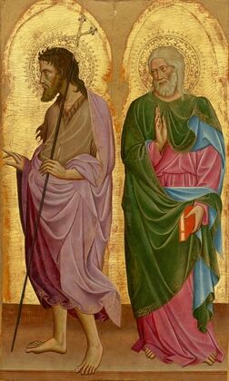 Saints John the Baptist and John the Evangelist, a wing of an altarpiece