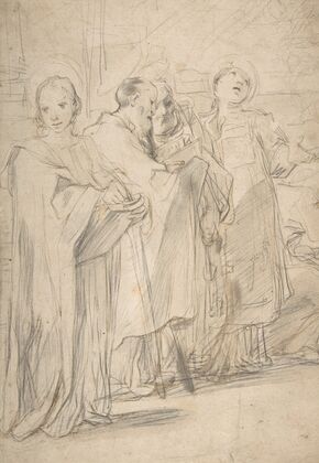 Saints John the Evangelist, Paul, Peter, and Stephen