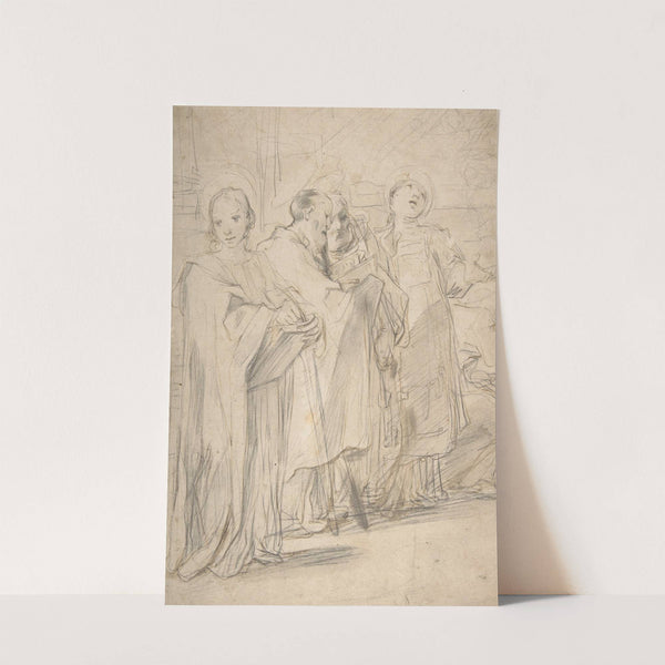 Saints John the Evangelist, Paul, Peter, and Stephen by Ferraù Fenzoni