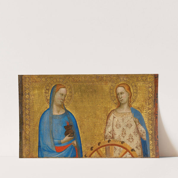Saints Lucy and Catherine of Alexandria by Bernardo Daddi