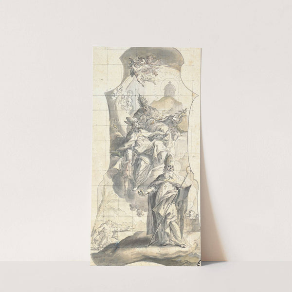 Saints Nicholas, Martin and Urban by Meinrad von Aw