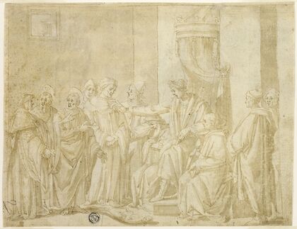 Saints Peter and Paul Disputing with Simon Magus before Nero