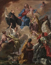 Saints Presenting a Devout Woman to the Virgin and Child (1720s)