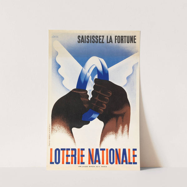 Saisissez La Fortune Loterie Nationale (1935) by Imp. Jules Simon