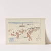 Sakai Ohama, swiming beach (1947) by Akamatsu Rinsaku