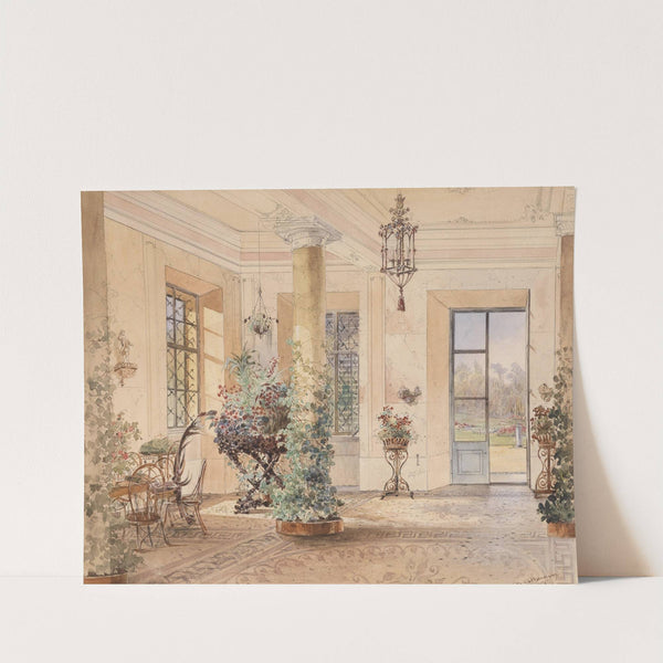 Sala Terrena in einem Schlößchen by Anton Altmann the younger