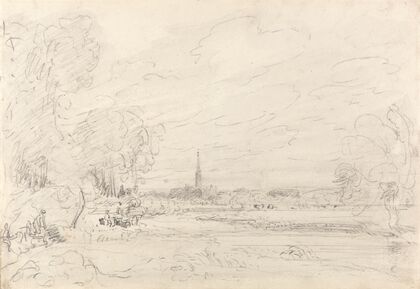 Salisbury Cathedral From the Meadows
