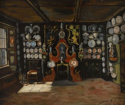 Salle à manger de Hauteville II, maison de Juliette Drouet à Guernesey