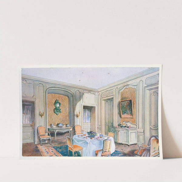 Salle a manger Louis XV, d’ordonnance simple…. (1907) by Georges Rémon