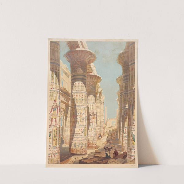 Salle hypostyle de Karnac (Pillared hall of Karnak) (1841) by Hector Horeau