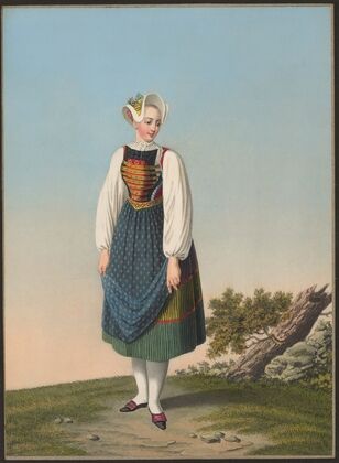 Salomé Kalk, De Sulzthal, au Canton d’Argovie, Fille d’un Laboureur aisé (1825-1830) — size preview